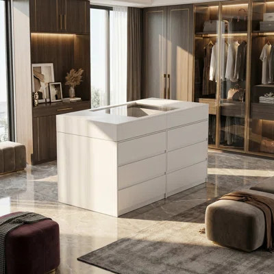12 Drawer Closet Island | Wayfair North America