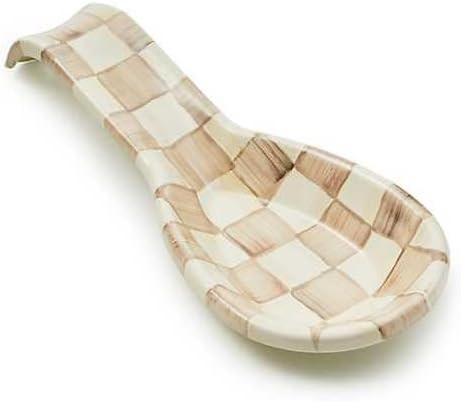 MACKENZIE-CHILDS Enamel Spoon Rest, Kitchen Utensil Rest and Spoon Holder, Kitchen Decor, Brown-a... | Amazon (US)