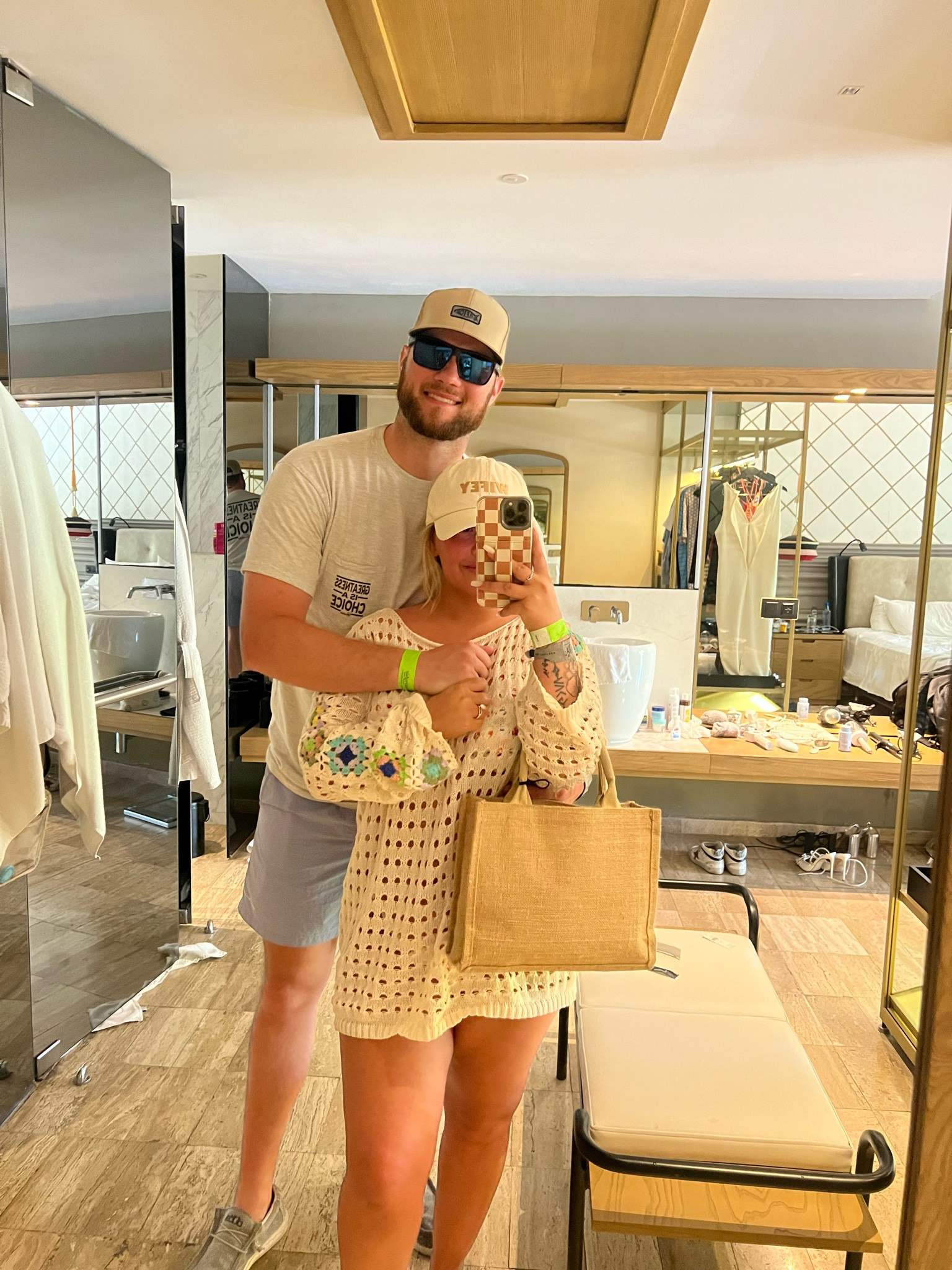 Honeymoon cover up and bathing suit 

#LTKtravel #LTKunder50 #LTKwedding