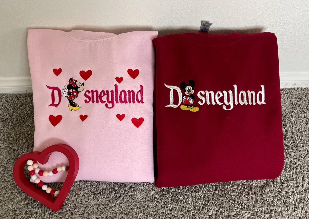 Sweetheartss Nite Sweater, Disney Valentines Couple Sweatshirt, Sweethearts Nite Matching Couple ... | Etsy (US)
