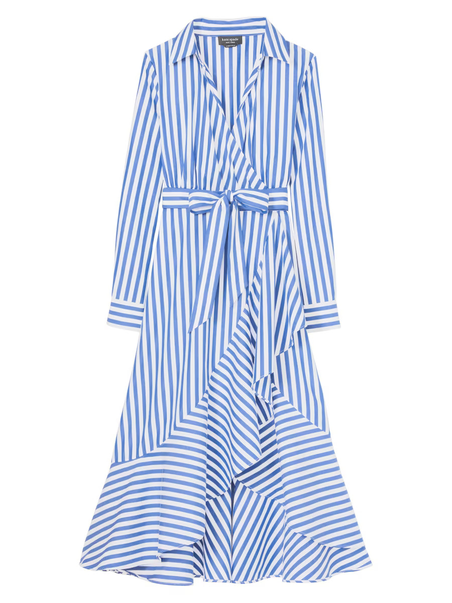 Julia Stripe Wrap Dress | Saks Fifth Avenue