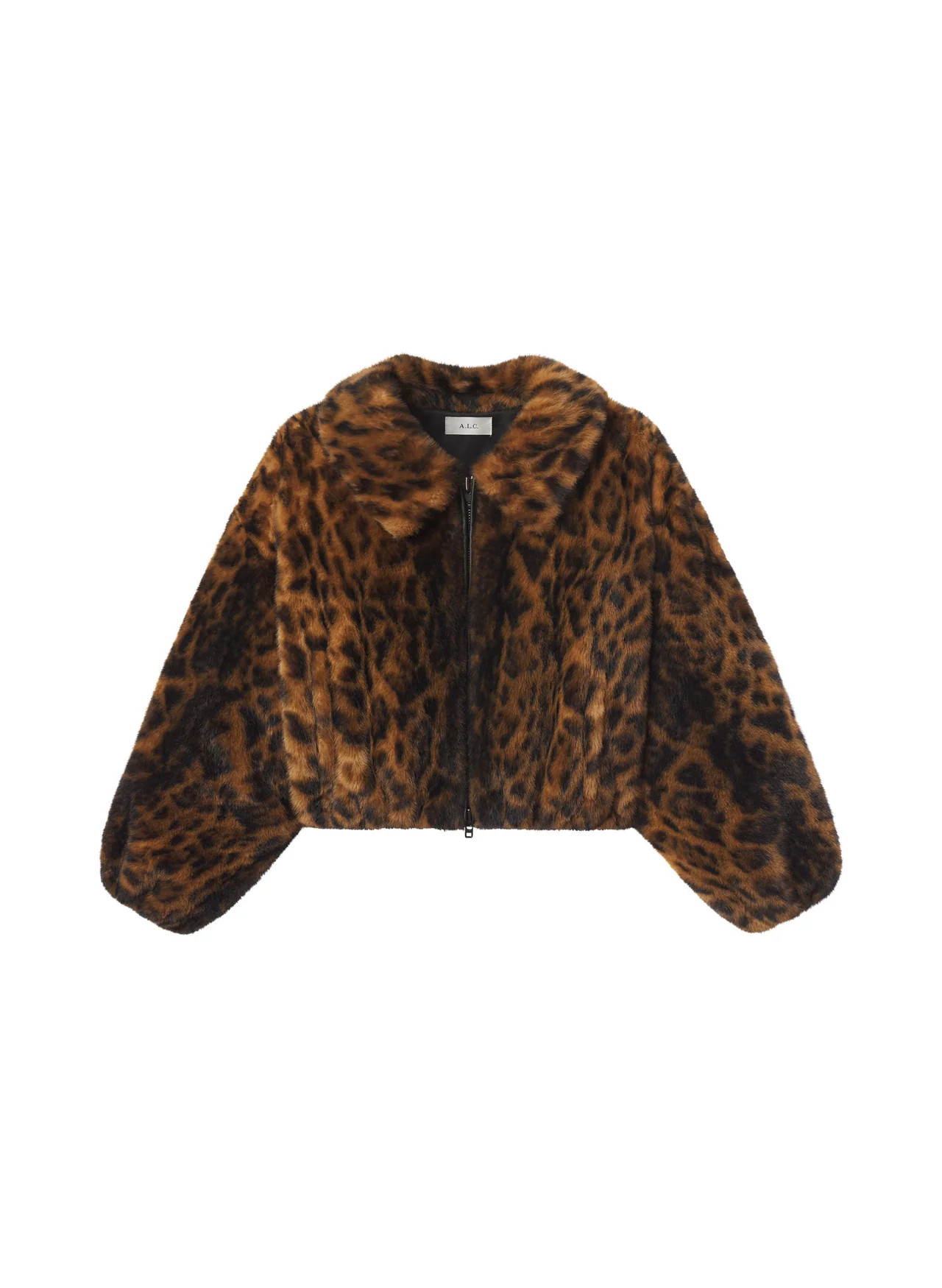 Esme Leopard Faux Fur Jacket | A.L.C