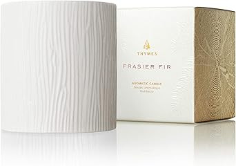 Thymes Gilded Ceramic Frasier Fir Candle - 11 Oz | Amazon (US)