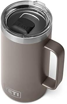 YETI Rambler 24 oz Mug, Vacuum Insulated, Stainless Steel with MagSlider Lid, White | Amazon (US)