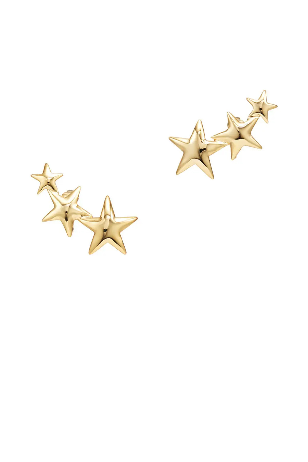 Kenneth Jay Lane Gold Star Ear Crawler | Rent The Runway