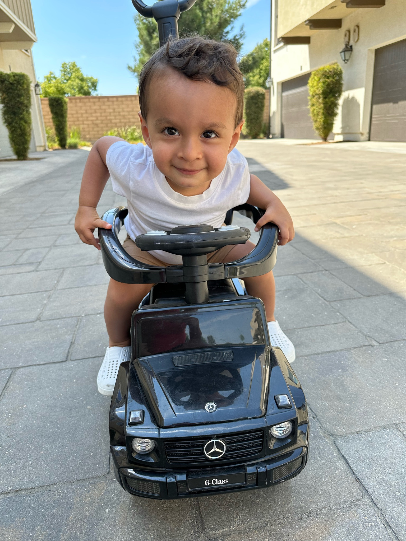Mercedes car for toddler! 😎

#LTKkids #LTKBacktoSchool #LTKfamily