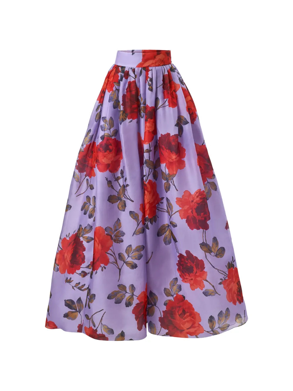rose-print organza ball skirt | Farfetch Global