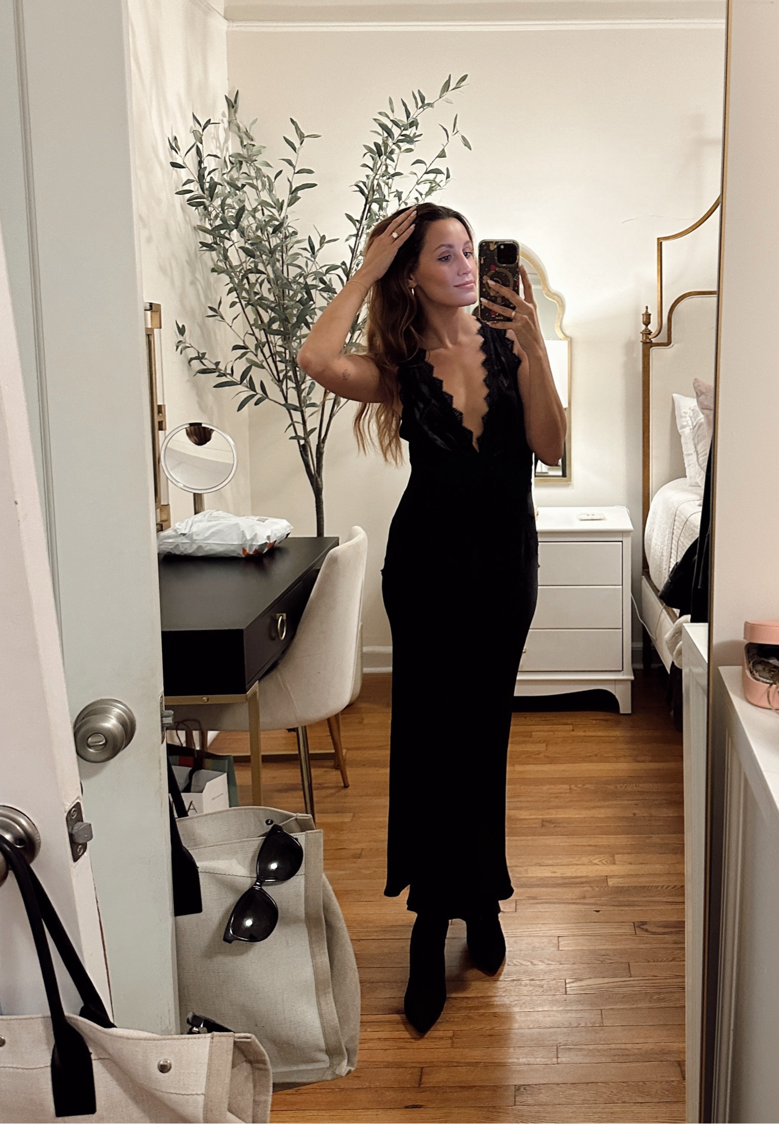 Absolutely LOVE this silky black dress by Shona Joy 🖤 So easy to dress up or down with a leather jacket, sneaks or boots 

#LTKHoliday #LTKstyletip #LTKGiftGuide