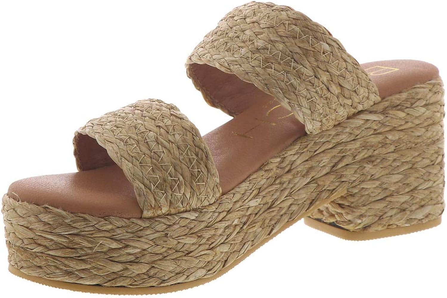 Coconuts by Matisse Women's Platform Slide Sandal, Cognac, 7 | Amazon (US)
