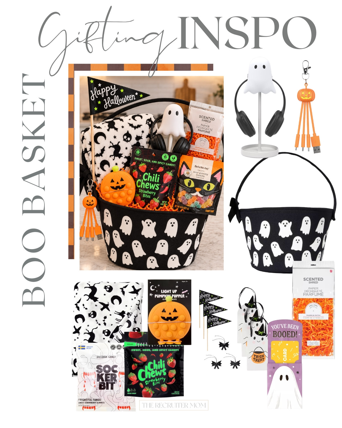 Boo basket idea for teens! 👻🎃 Cozy blanket, candy, tech accessories + Halloween goodies they’ll actually use.

#LTKmomlife #LTKSeasonal #LTKKids