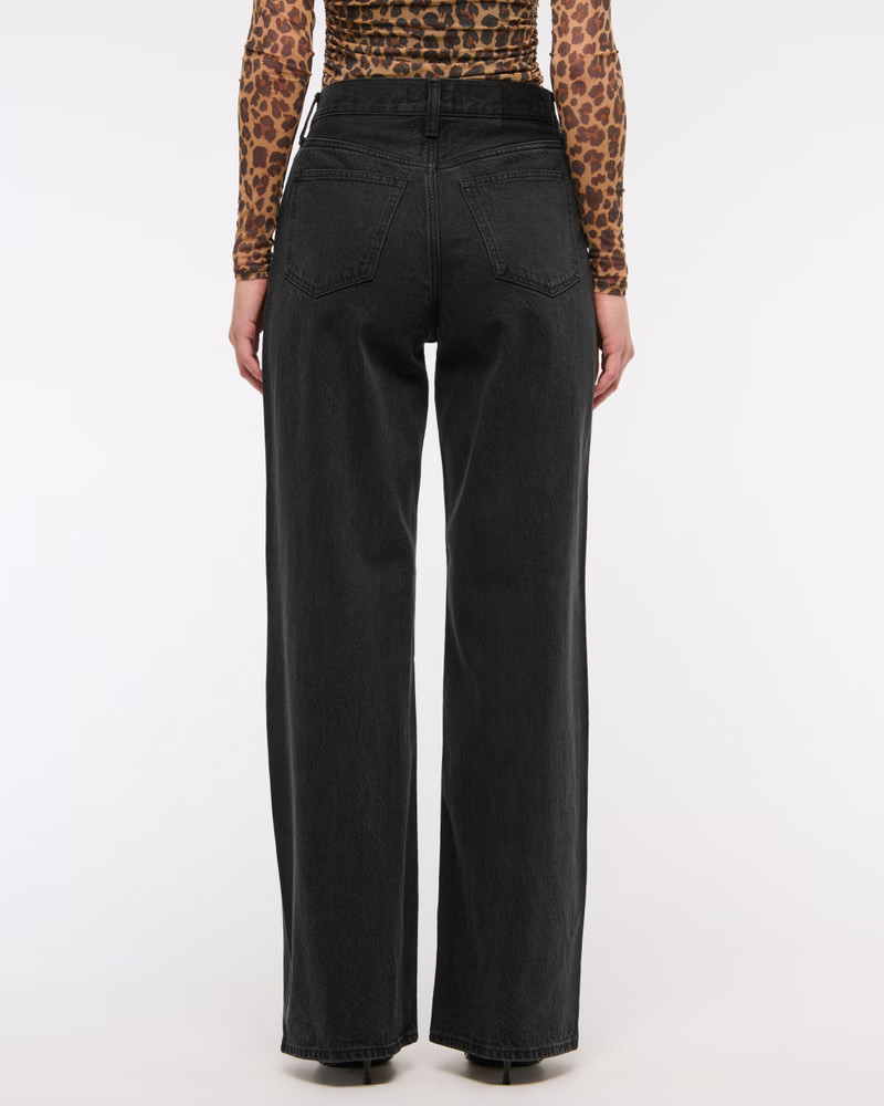 High Rise Wide Leg Jean | Abercrombie & Fitch (US)