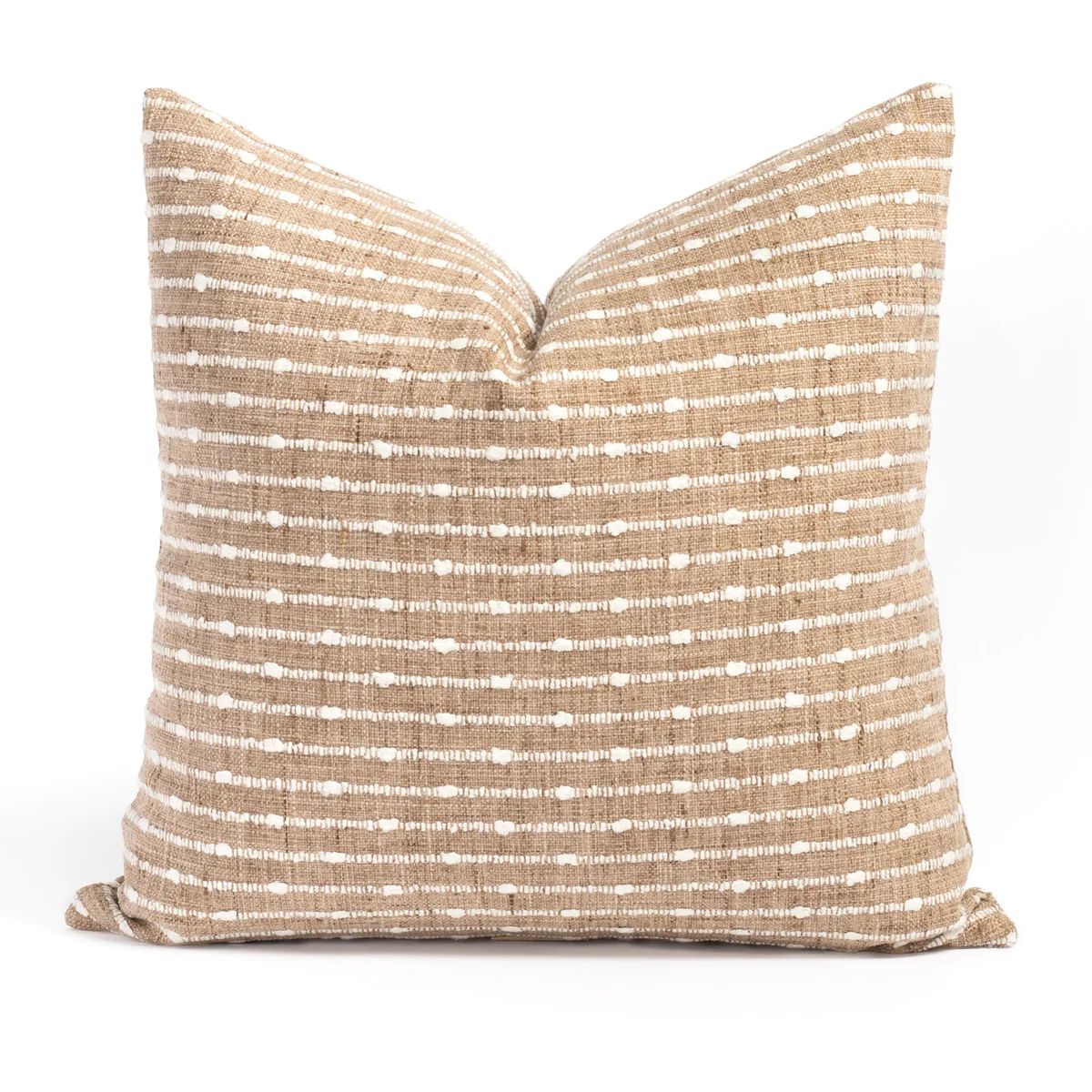 Arren Stripe 20x20 Pillow, Burlap | Tonic Living