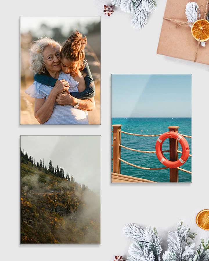 3 Large Glass Prints Bundle | Fracture