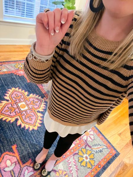 Gotta love digging a old sweater out of your closet and turning it in to a new favorite outfit 😍 I got this from Loft years ago but found a super cute similar style! 

#LTKworkwear #LTKstyletip #LTKSeasonal