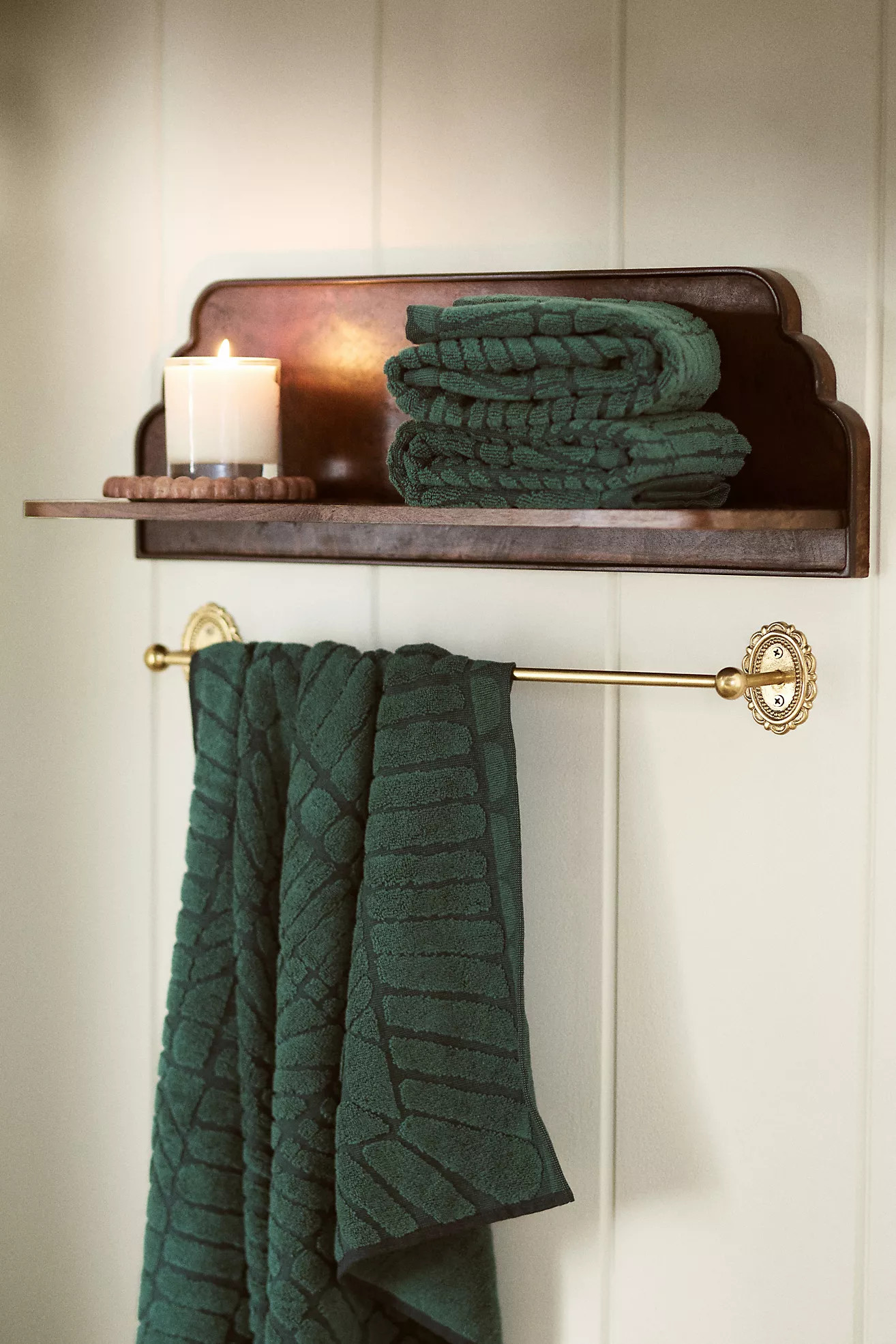Louisa Scalloped Towel Bar | Anthropologie (US)