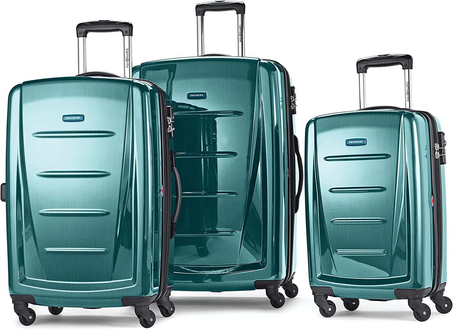 Samsonite Winfield 2 Hardside - Equipaje expandible, Verde cactus, 3-Piece Set (20/24/28), Equipa... | Amazon (US)