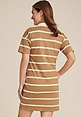 24/7 Collar Striped T Shirt Dress | Maurices