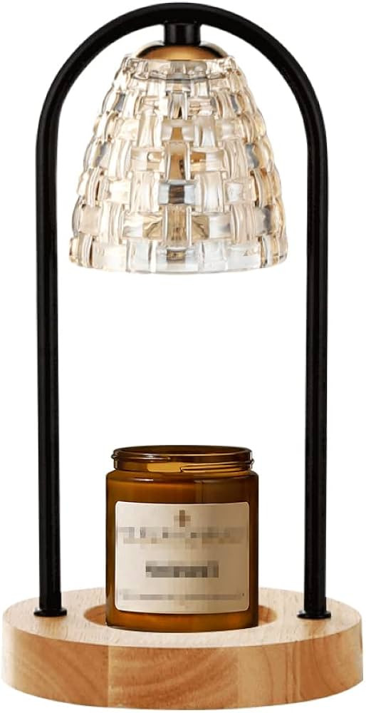Candle Warmer Lamp for Top-Down Candle Melting, Night Lamp ,Aromatherapy Wax Melting lamp (Black) | Amazon (US)