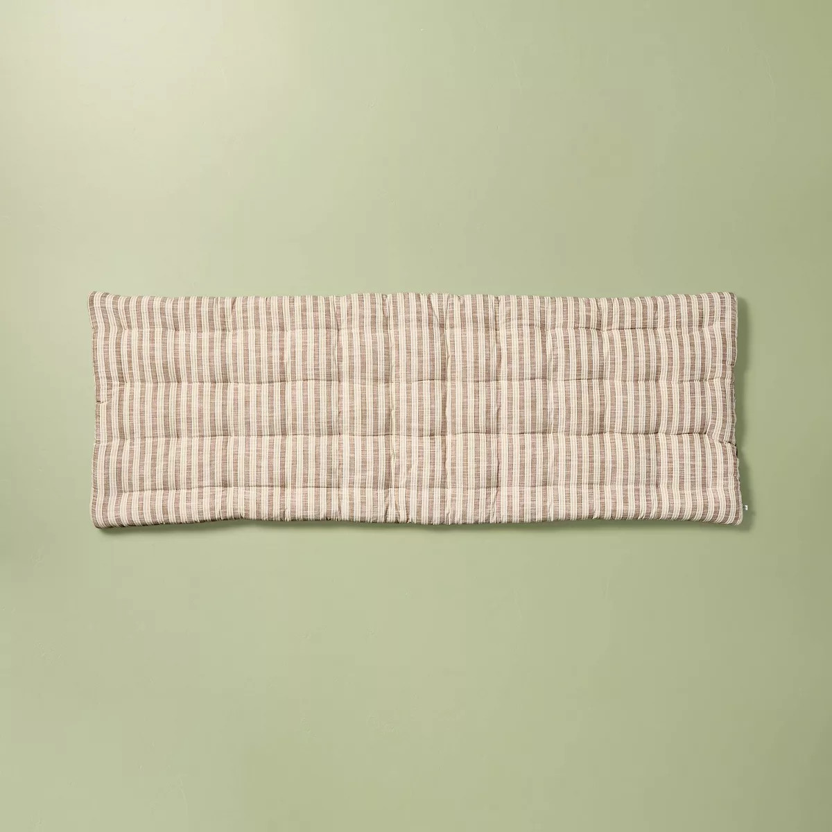 73"x26.5" Sofa Topper Rectangle Throw Pillow Brown Stripe - Hearth & Hand™ with Magnolia | Target