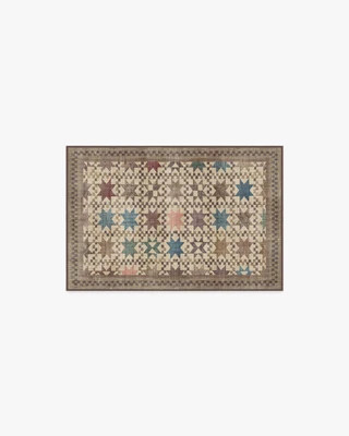 Calloway Brown Multicolor Rug All-In-One Rug / 2.5'x12' | Ruggable