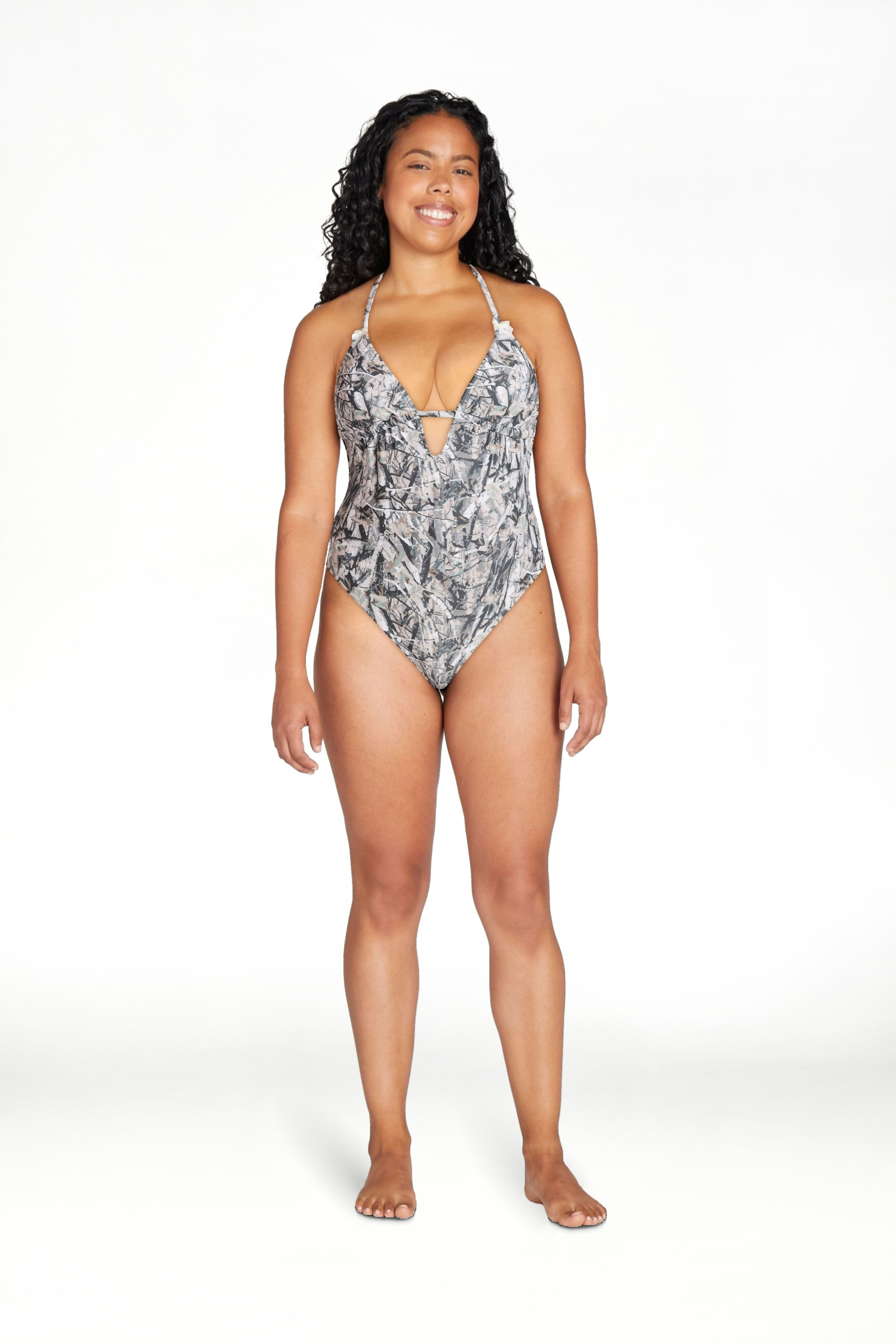 No Boundaries Camo One Piece Swimsuit, Women's XXS-XXL | Walmart (US)
