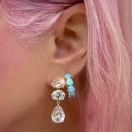 Earring stack of the day. Fancy earrings are for every day wear now. Sweatpants or evening gowns go with them and I’m living for it. 


#earrings
#jewelry
#earringsunder100
#jewelryunder100


#LTKStyleTip #LTKParties #LTKFindsUnder100
