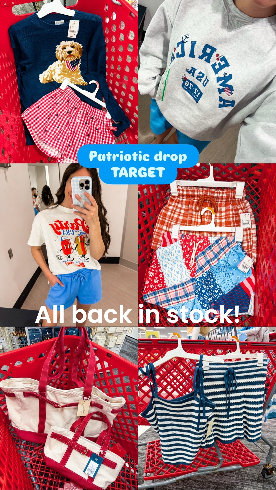 @Target patriotic finds! All back in stock!

#LTKootd #LTKgrwm #LTKmomlife