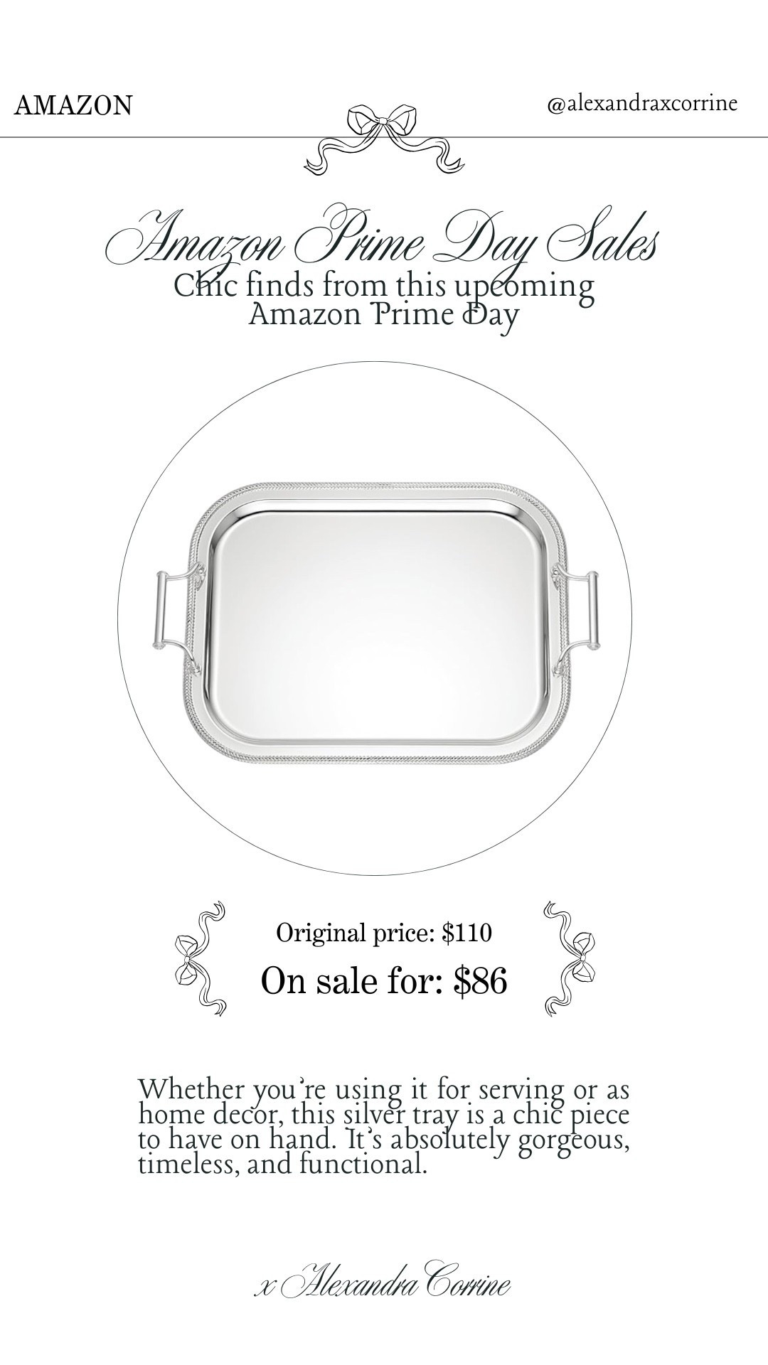 Amazon Prime Day sales 💳 Chic finds from this upcoming Amazon Prime Day

Sales, prime, Amazon prime day, clearance, deals, silver tray, serving tray

#LTKSaleAlert