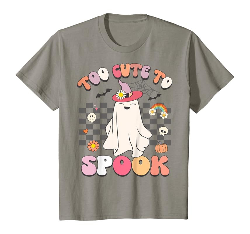 Kids Groovy Boo Pumpkin Jack O Lantern Halloween Costume Girls T-Shirt | Amazon (US)