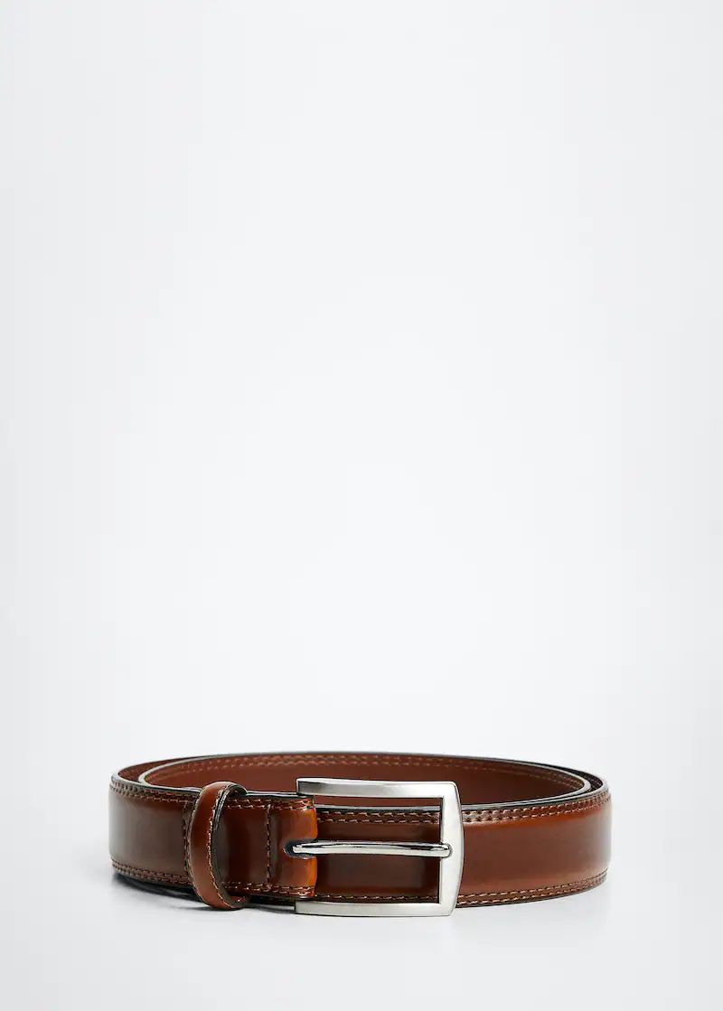 Leather belt | MANGO (US)