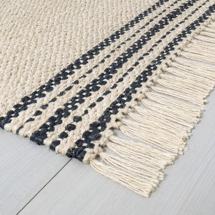 Charcoal Stripe Jute Rug - Hearth & Hand™ with Magnolia | Target
