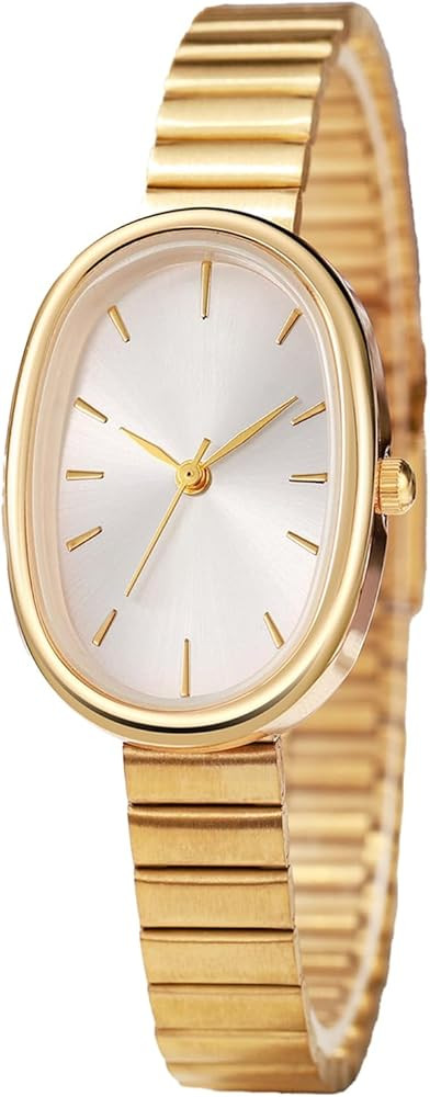 BESTKANG Exquisitos relojes para mujer, reloj de lectura fácil, a la moda, ovalado, ultrafino, i... | Amazon (US)