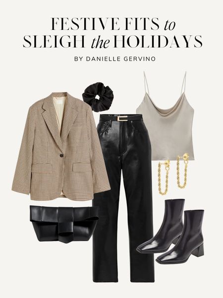 Holiday outfit idea // OFFICE UPGRADE (Danielle20 for 20% off at Electric Picks)

Holiday outfits, holiday party outfit, festive outfit, winter outfit, winter outfit idea, date night outfit, elevated casual, leather pants outfit, blazer outfit, square toe boots

#LTKstyletip #LTKHoliday #LTKSeasonal