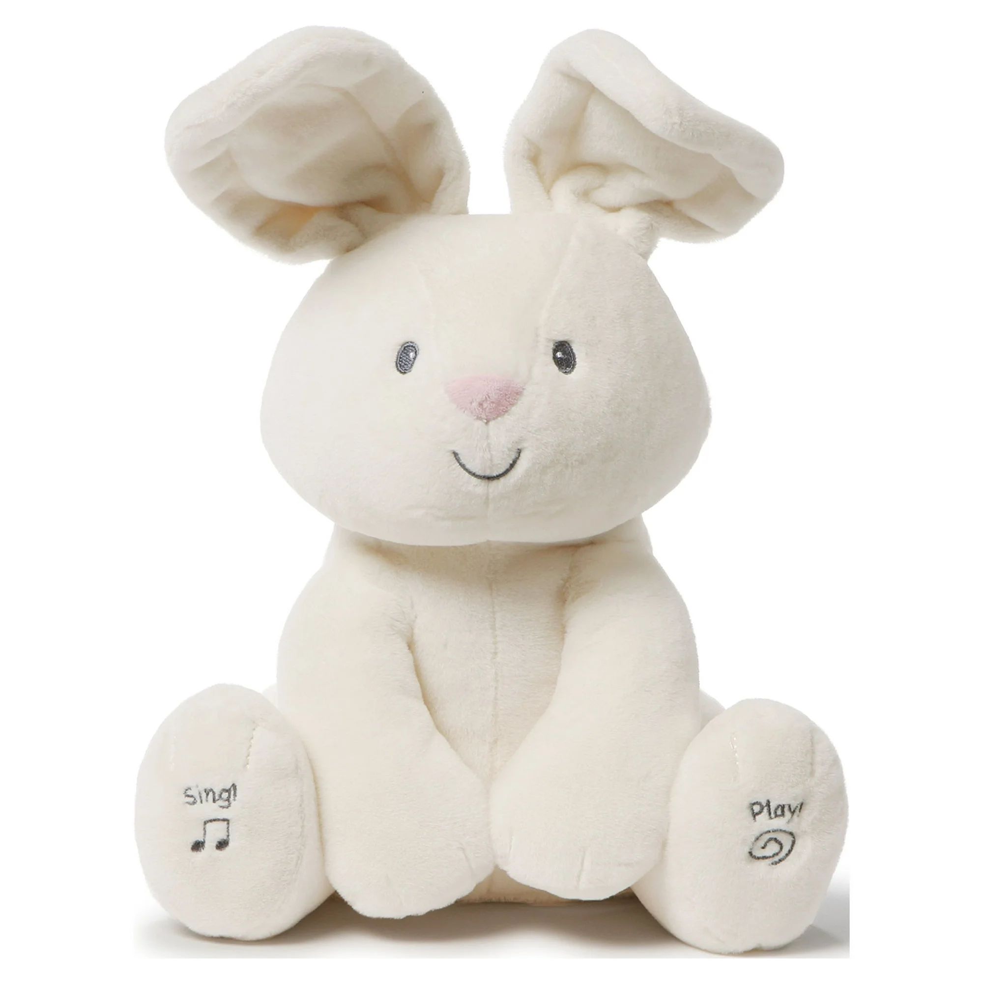Baby GUND Flora The Bunny Animated Plush Stuffed Animal Toy, Cream, 12" | Walmart (US)