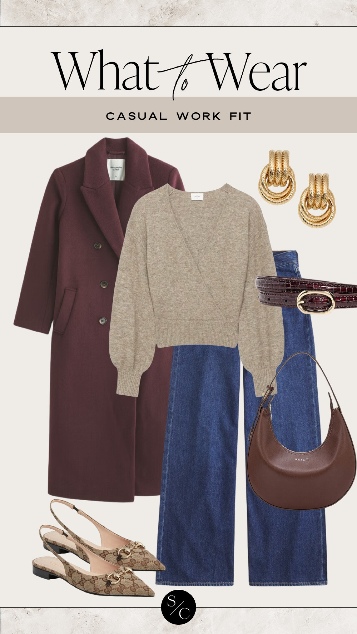 What to Wear | Casual Work Fit

Work outfit, trendy jeans, teacher outfit, burgundy style, fall accessories, Amazon find, designer shoes 

#LTKStyleTip #LTKWorkwear #LTKShoeCrush