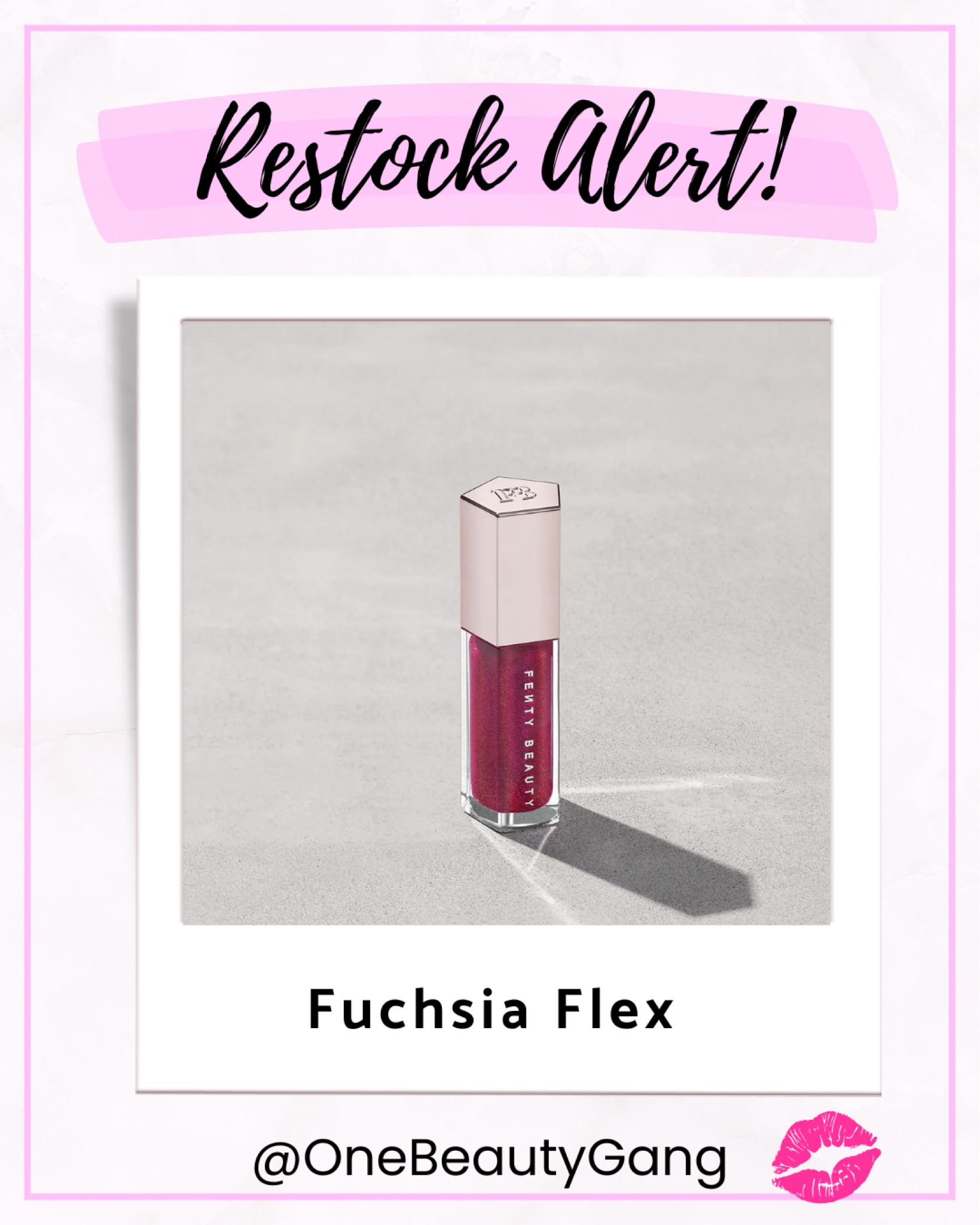 Guess who's back, back again! 💋 Fenty Beauty Gloss Bomb in the stunning new shade Fuchsia Flex (shimmering holographic deep fuchsia) is back in stock and ready to add some glam to your look 💖 #FentyBeauty #GlossBomb #FuchsiaFlex #LTKover40 

#LTKeurope #LTKstyletip #LTKbeauty