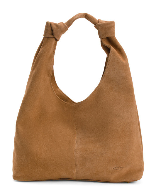 Suede Marietta Knot Hobo 2.0 | TJ Maxx