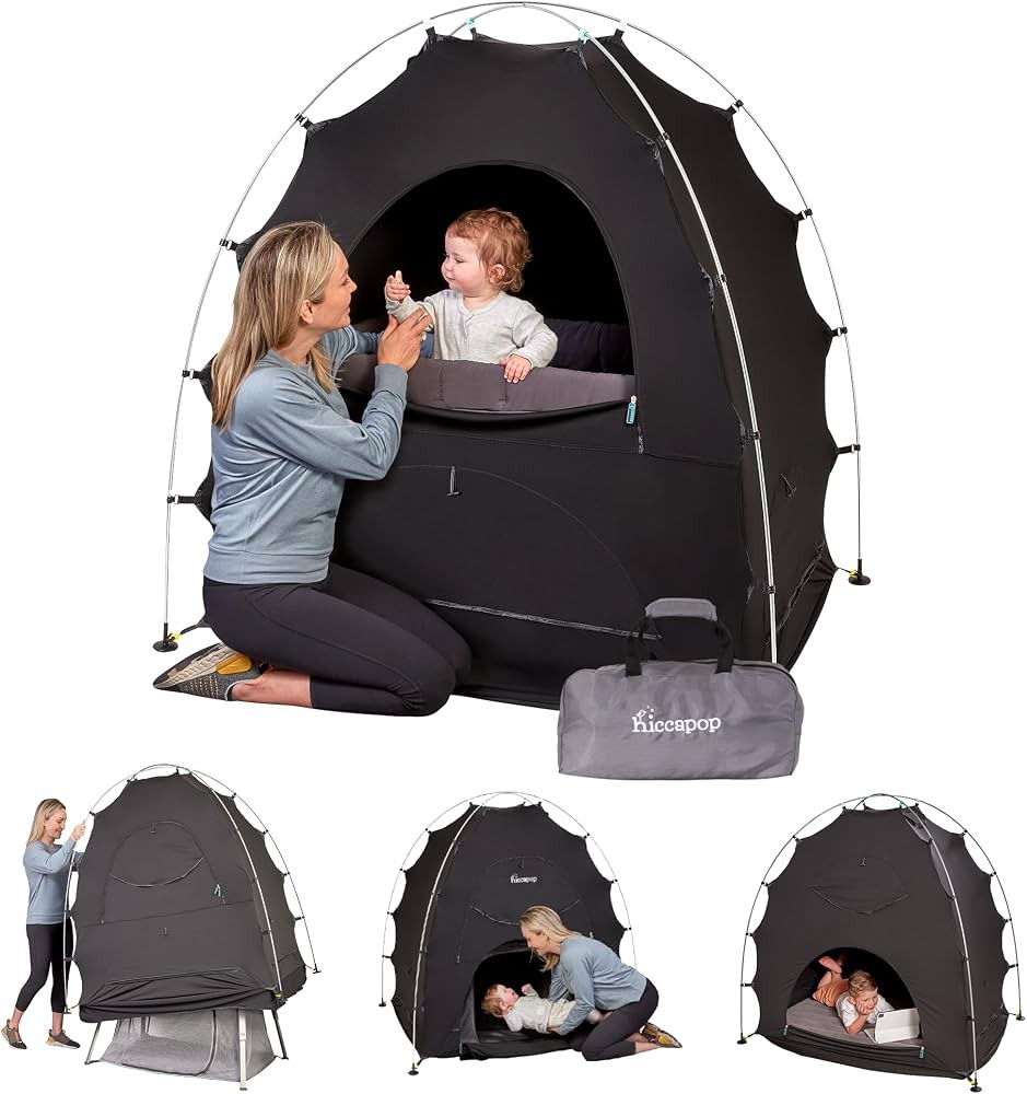 Hiccapop Daydreamer Blackout Tent for Pack and Play, Patented Portable Crib Tent, Blackout Canopy... | Amazon (US)