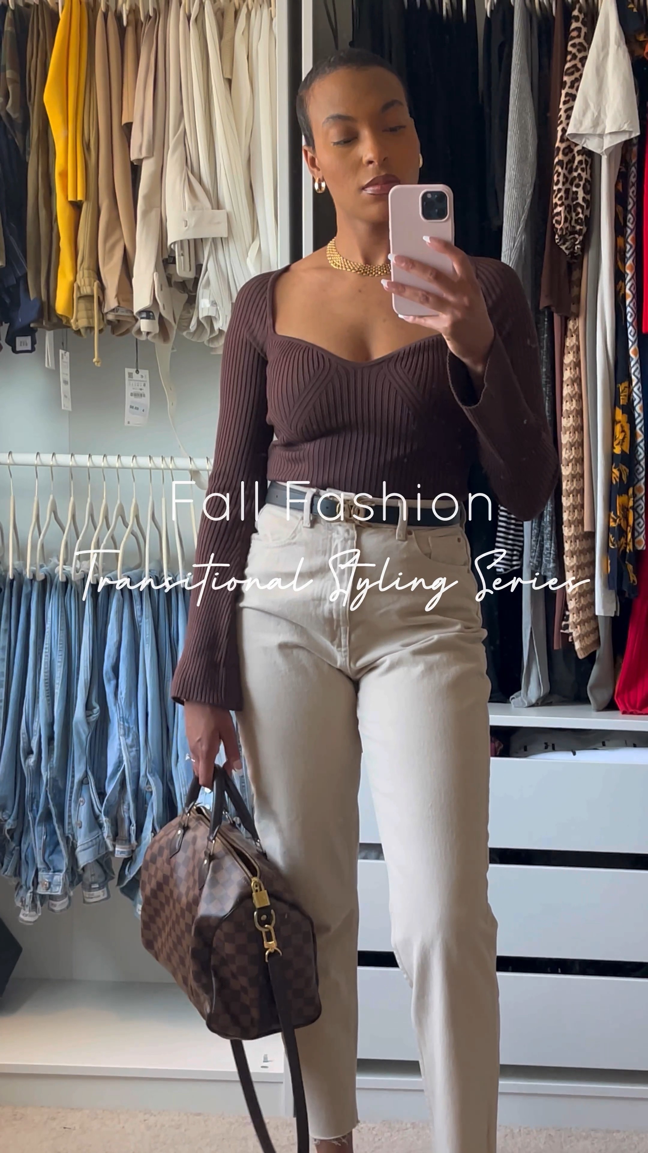 Fall Fashion | Transitional Styling Series

Belt linked below is the same belt I’m wearing just in a different color. 

Khaki denim 
Sweetheart neckline knit 
Loafers 
Horsebit loafers 
LV Speedy 


#LTKSeasonal