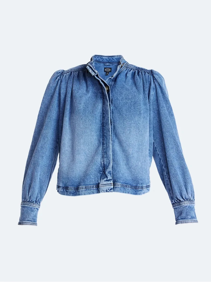 Scoop Women\u2019s Cropped Ruched Jacket, Sizes XS-XXL - Walmart.com | Walmart (US)