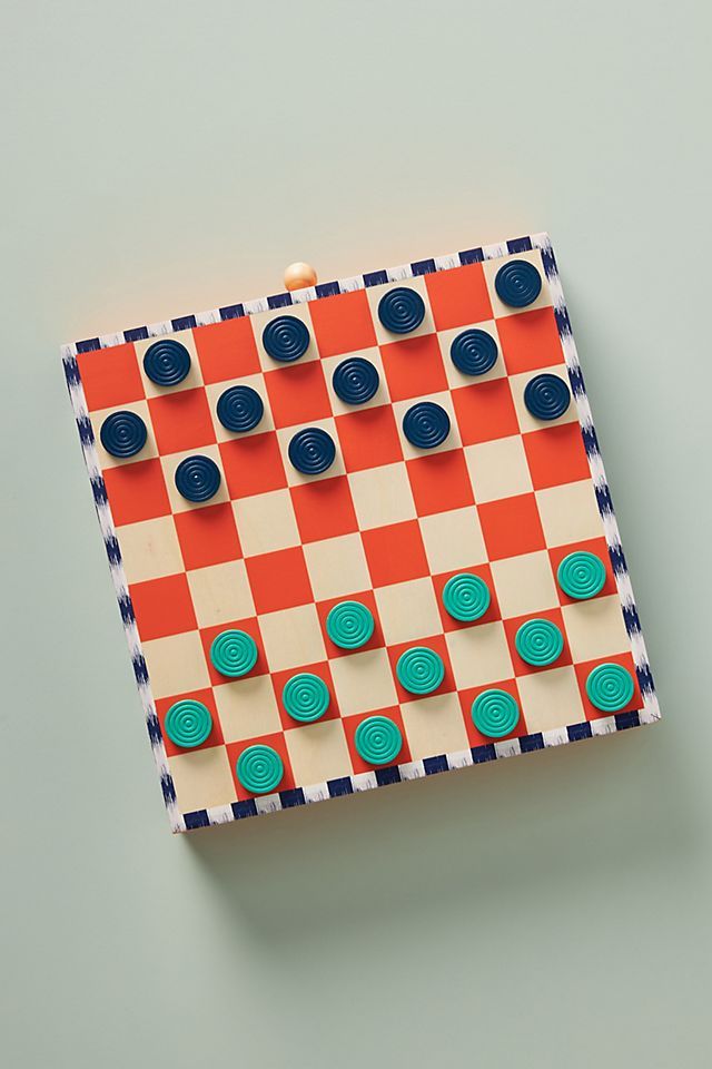 Pencil & Paper Co. Make Time To Play Checkers Game | Anthropologie (US)