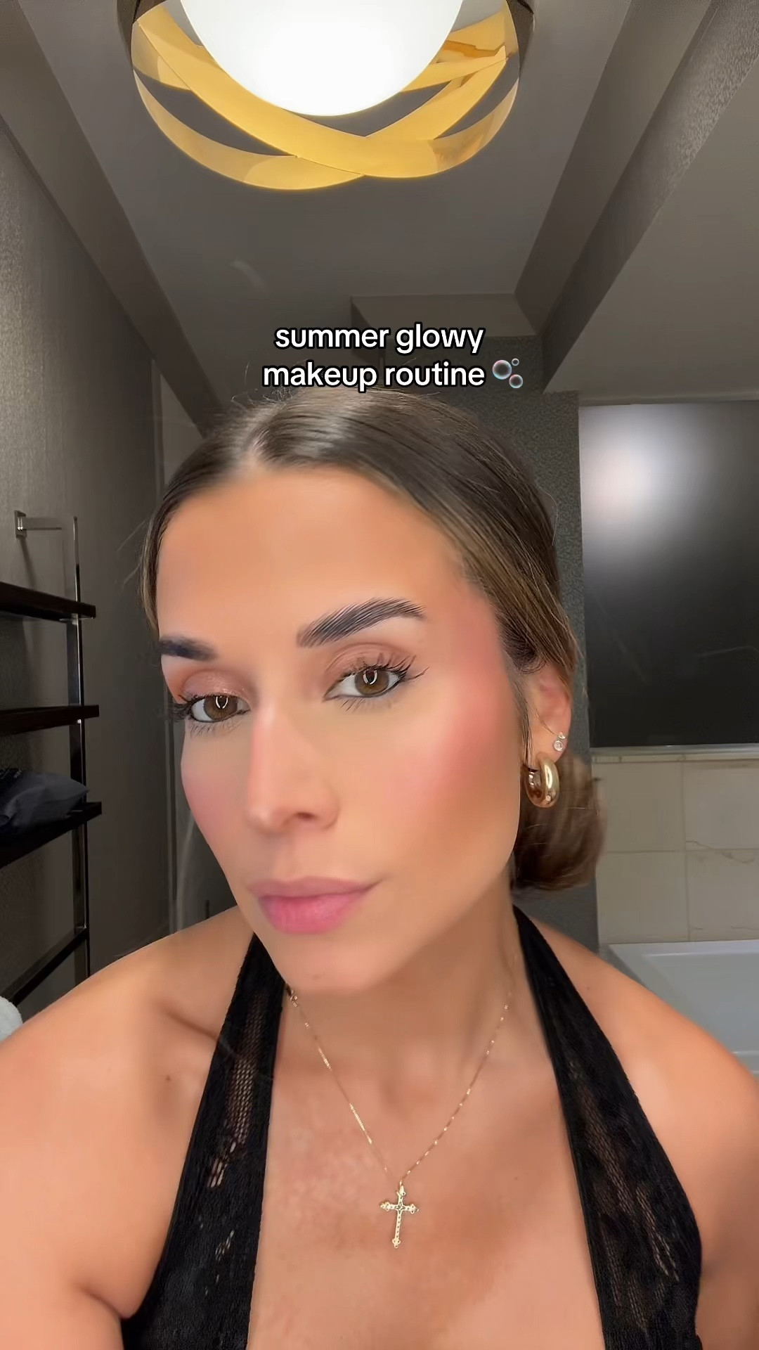 summer glowy makeup💄✨ 

@loréal paris usa lumi glotion + telescopic mascara 
@Drunk Elephant bronzing drops 
@Smashbox Cosmetics halo tinted moisturizer 
@Catrice Cosmetics melted sun cream bronzer in beach babe
@Rare Beauty blush in happy
@Too Faced concealer + bronzer
@Laura Mercier setting powder 
@Armani beauty blush in 61
@Diorbeauty backstage glow face palette 

#makeuptutorial #makeuproutine #glowymakeup #glowyskin #beautytips #grwmmakeup #miamiinfluencer 

#LTKBeauty