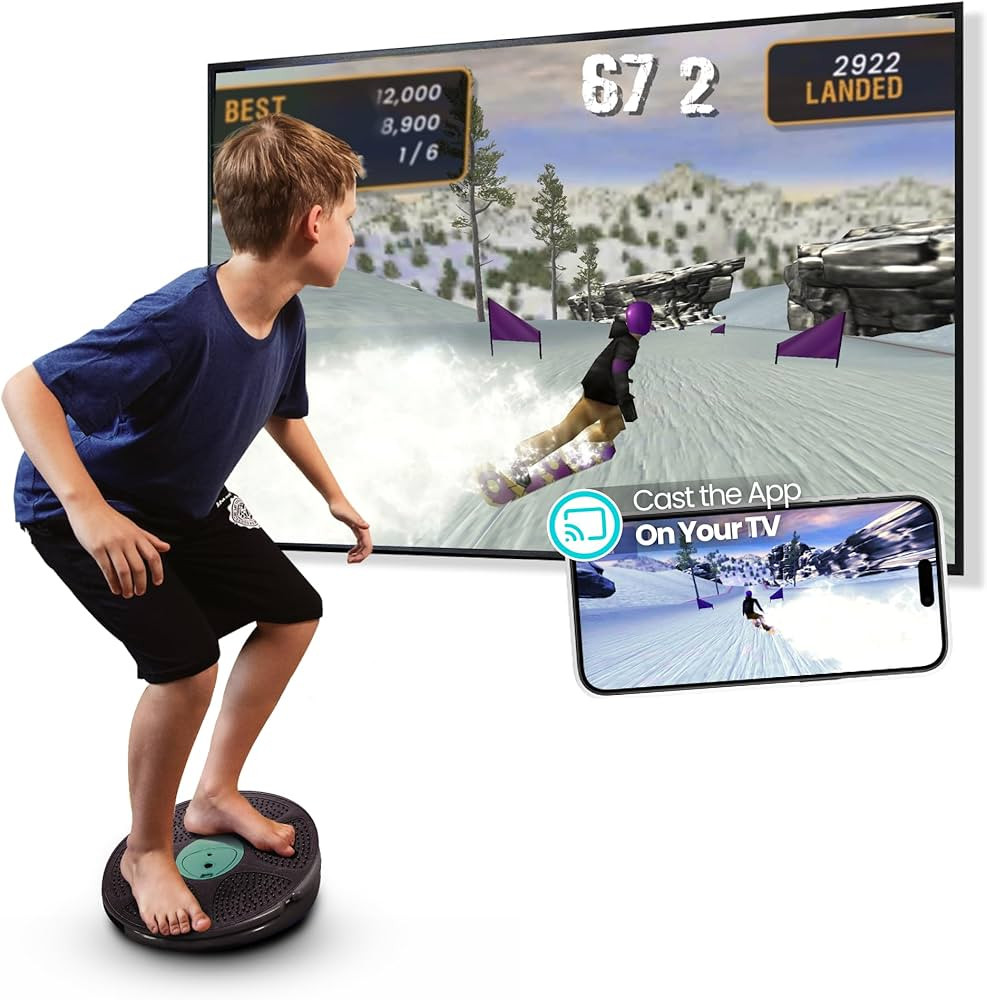 GoBalance Board - App-Enabled Balance Board. Smart Bluetooth Sensor, 12 FREE Interactive Games - ... | Amazon (UK)