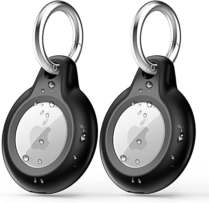 2 Pack AirTag Keychain for Apple Airtag Holder, Waterproof Protective Airtags Case Cover,Full Bod... | Amazon (US)