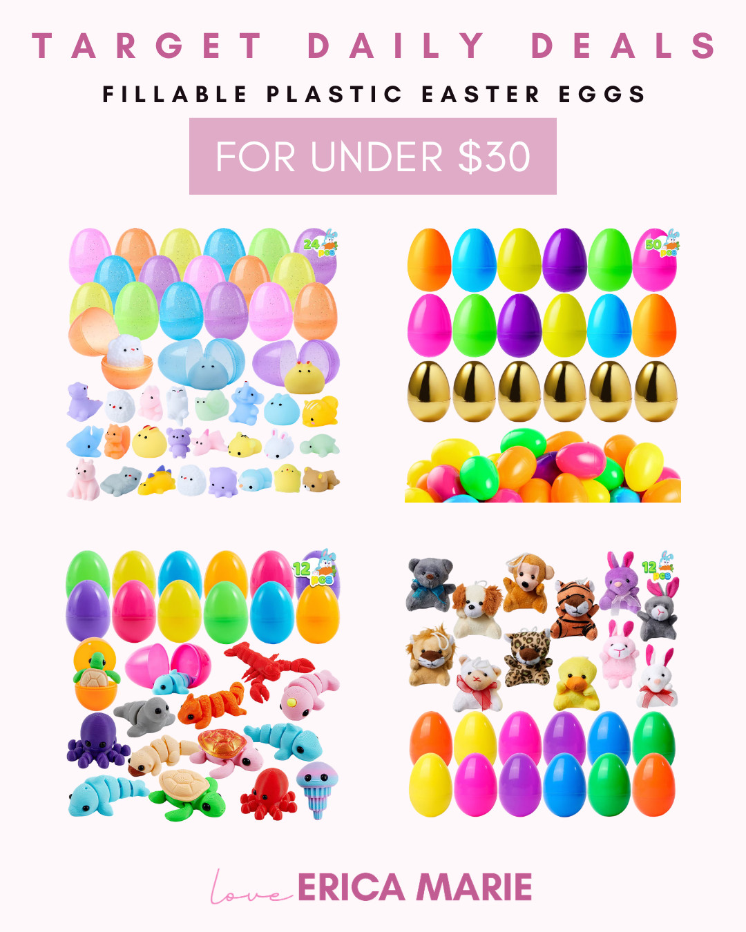 Fillable plastic Easter eggs for under $30 is such a good deal. Great for hunts, parties, or little baskets. Makes planning Easter a bit easier (and more fun). 

 #LTKSeasonal #LTKSaleAlert #LTKKids