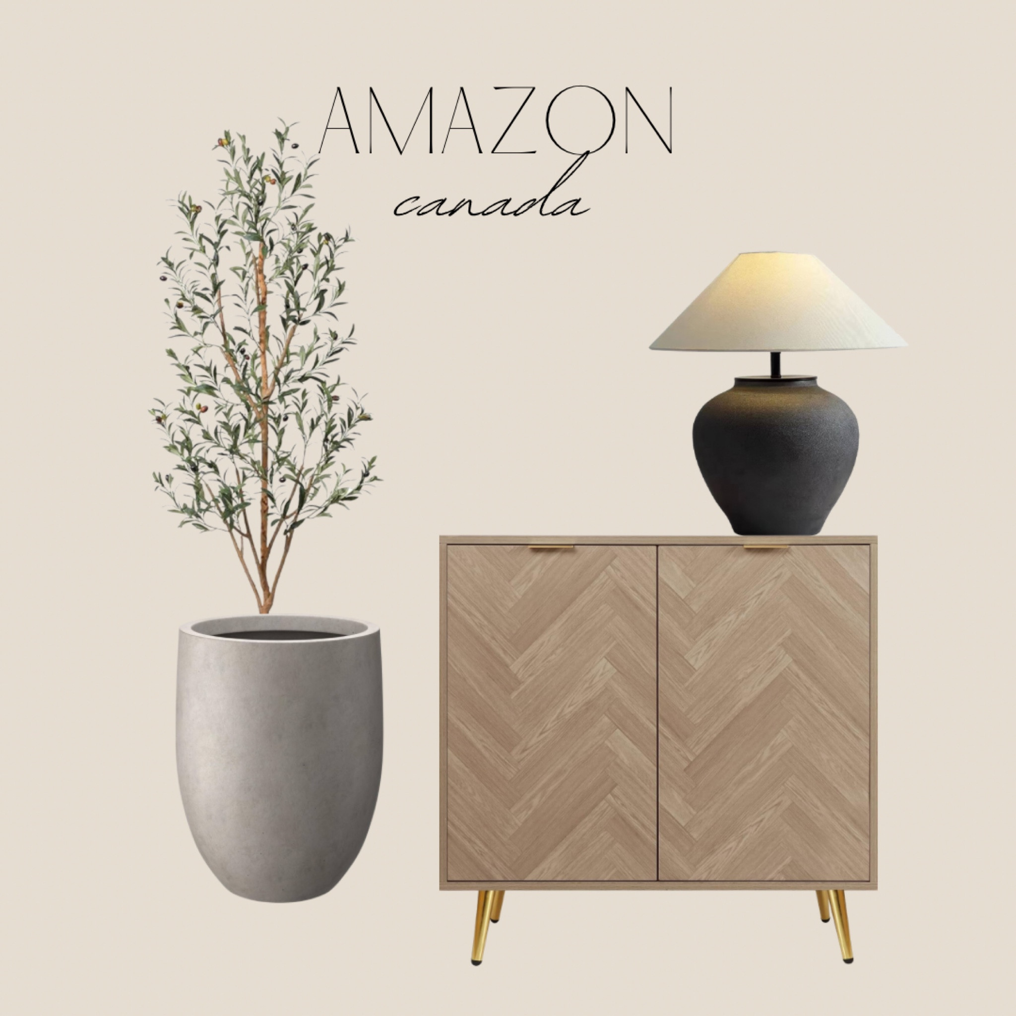 Amazon Canada trendy home decor, earthy organic modern contemporary finds. Olive tree vases lamp cabinet  affordablee

#LTKstyletip #LTKhome