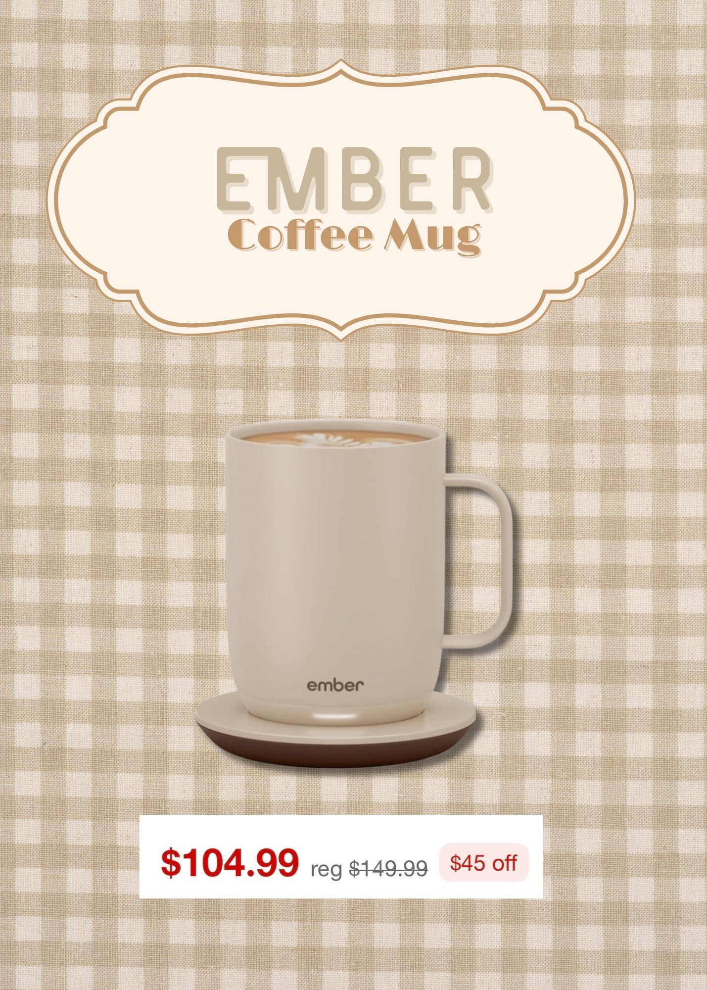 A unique gift for the coffee lover on your list! The Ember Mug keeps drinks warm for 80 minutes, or longer on the charging coaster!

#LTKHoliday #LTKGiftGuide #LTKHome
