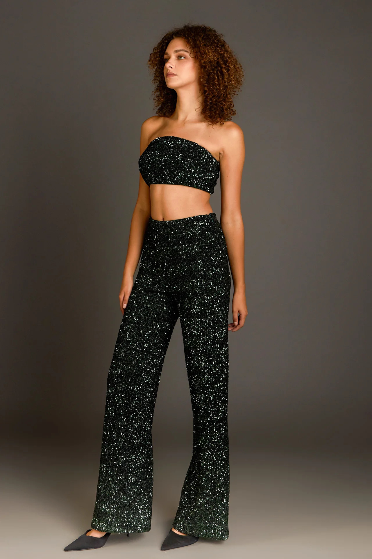 Sequins Wide Leg Pants | Endless Rose
