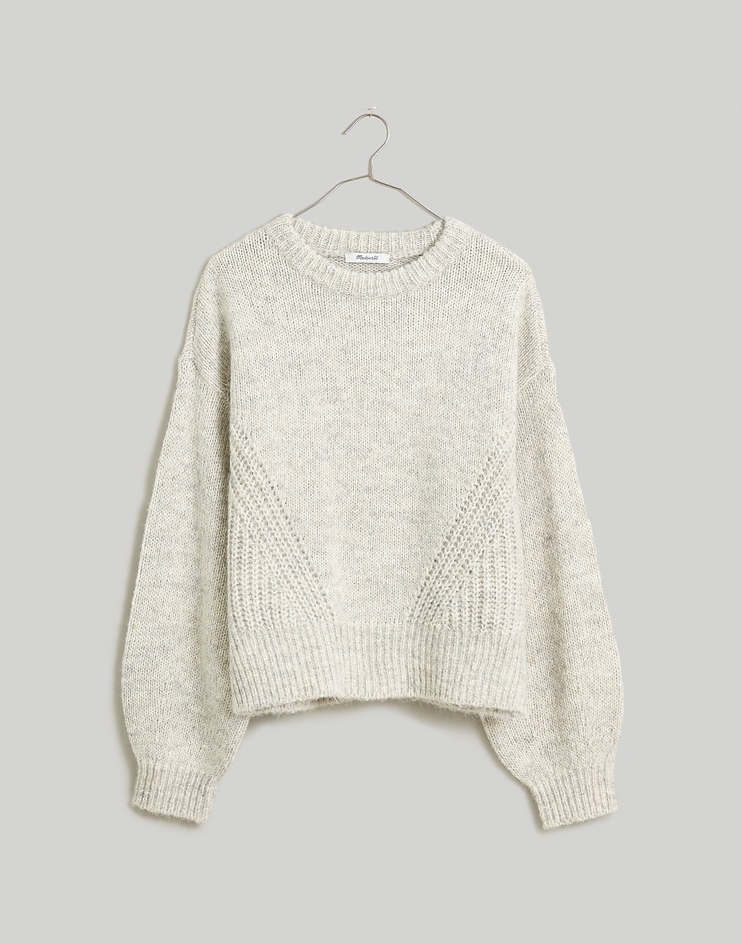 Wool-Blend Wedge Sweater | Madewell