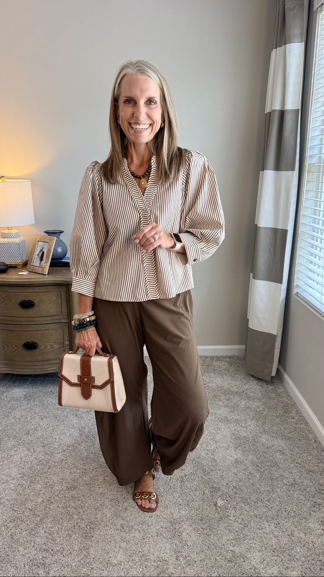 I mean if you love style that is also crazy comfortable, then you NEED this look. The pants can be dressed up with a heel and dressy top or blazer for the office, and the top is equally as cute with a pair of jeans. Wearing small pants and XS top

#LTKgrwm #LTKootd #LTKOver40